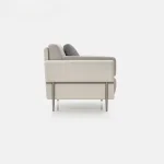 Denice White Pearl Boucle Sofa armchair - Image 2