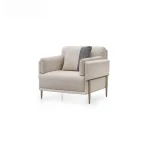 Denice White Pearl Boucle Sofa armchair