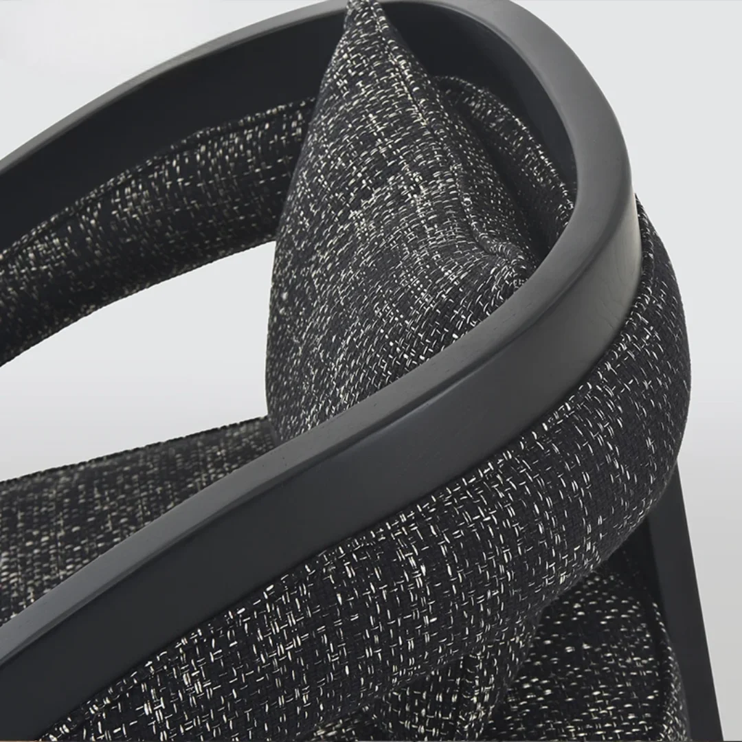 Elsevier Dining Chair with Brass Accent - Image 4