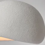 White Dome Pendant Light Cluster | Modern Multi-Light Chandelier Set of 4 - Image 6