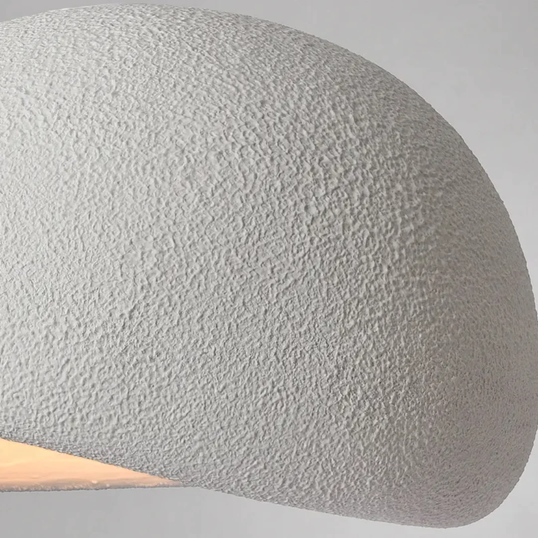 White Dome Pendant Light Cluster | Modern Multi-Light Chandelier Set of 4 - Image 6