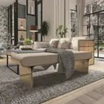 Cuna Japanese-Inspired Minimalist pouffee - Image 4