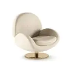 Marisa Contemporary Boucle Fabric Accent Chair