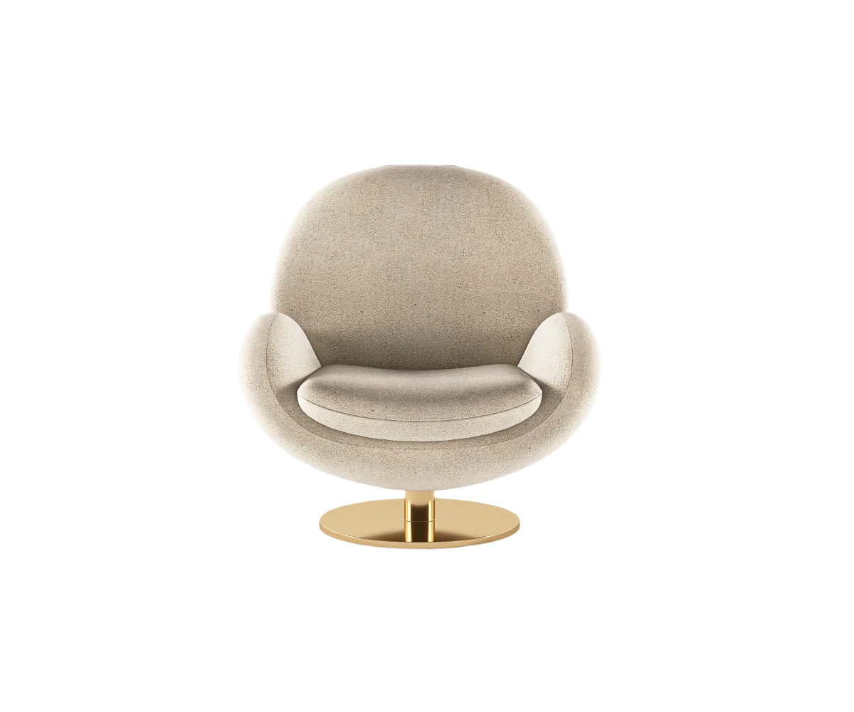 Marisa Contemporary Boucle Fabric Accent Chair - Image 3